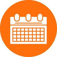 Planner Multi Color Circle Icon vector