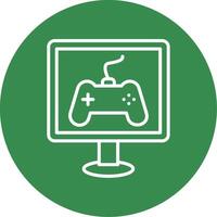 Gaming Multi Color Circle Icon vector