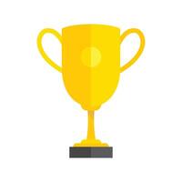 Best of the best the highest award a gold cup icon vector