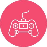 Gaming Console Multi Color Circle Icon vector