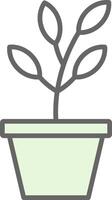 Succulent Fillay Icon Design vector