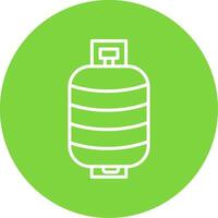Tank Multi Color Circle Icon vector