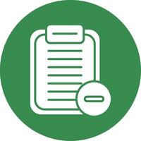 Notepad Multi Color Circle Icon vector