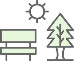 Park Fillay Icon Design vector