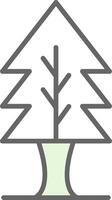 Tree Fillay Icon Design vector