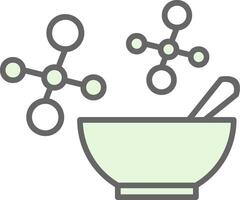 Bowl Fillay Icon Design vector