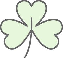 Clover Fillay Icon Design vector