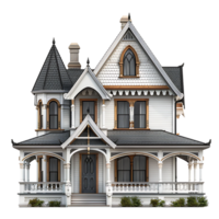 Old house on isolated background png