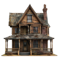 Old house on isolated background png