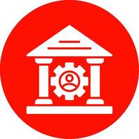 Saw Machine Multi Color Circle Icon vector