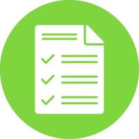 Customs Declaration Multi Color Circle Icon vector