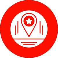 Map Marker Multi Color Circle Icon vector