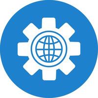 Geology Multi Color Circle Icon vector