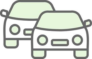 Cars Fillay Icon Design vector