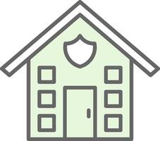 House Fillay Icon Design vector