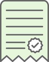 Notes Fillay Icon Design vector