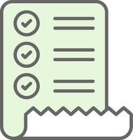 Check List Fillay Icon Design vector