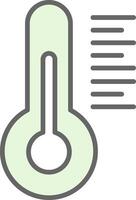 Thermometer Fillay Icon Design vector