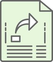 Forward Fillay Icon Design vector
