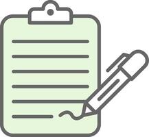 Check List Fillay Icon Design vector