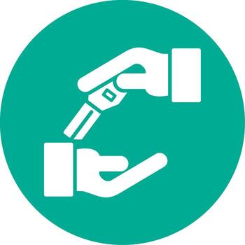 Leasing Multi Color Circle Icon vector