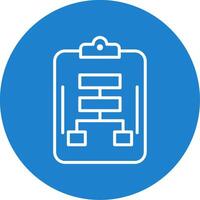 Planning Multi Color Circle Icon vector