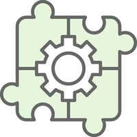 Fossil Fuels Fillay Icon Design vector