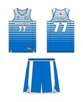 Jersey basketball template design. Basketball uniform mockup design. Concept design basketball jersey. vector