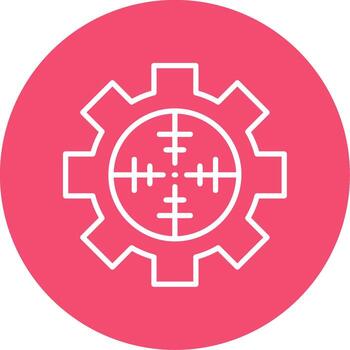 Factory Pollution Multi Color Circle Icon vector