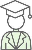 Academician Fillay Icon Design vector