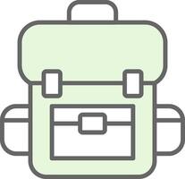 School Satchel Fillay Icon Design vector