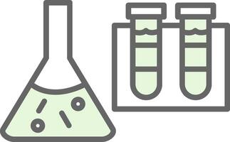 Science Beaker Fillay Icon Design vector