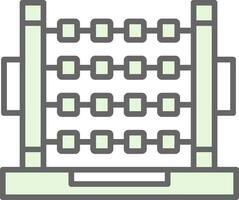 Abacus Fillay Icon Design vector