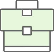 Briefcase Fillay Icon Design vector