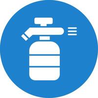 Sprayer Multi Color Circle Icon vector