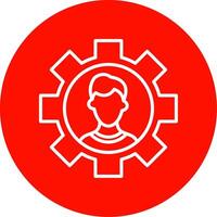 Coal Mining Multi Color Circle Icon vector
