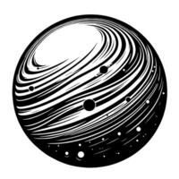 negro y blanco ilustración de el Dom vector