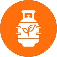 Bio Gas Multi Color Circle Icon vector