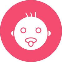 Baby Multi Color Circle Icon vector