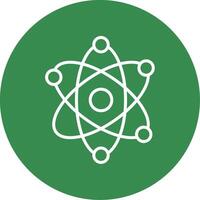 Physics Multi Color Circle Icon vector