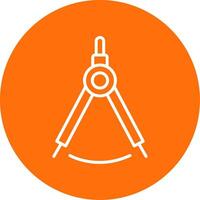 Dividers Multi Color Circle Icon vector