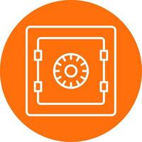 Safe Multi Color Circle Icon vector