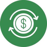 Business Continuity Multi Color Circle Icon vector