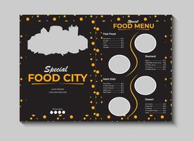 Restaurant Food Menu Design vector