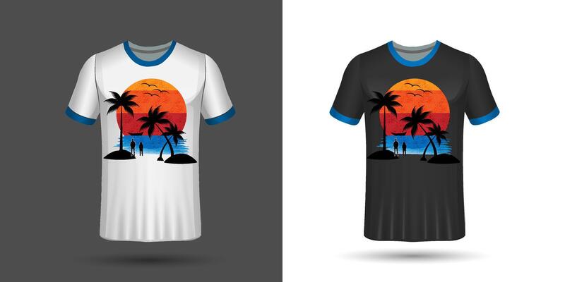 Black white graphic object stylish t-shirt design