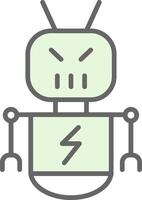 Botnet Fillay Icon Design vector