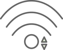 Wifi relleno icono diseño vector