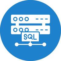 Sql Multi Color Circle Icon vector