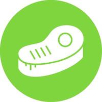 Steak Multi Color Circle Icon vector