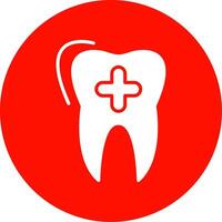 Dental Care Multi Color Circle Icon vector